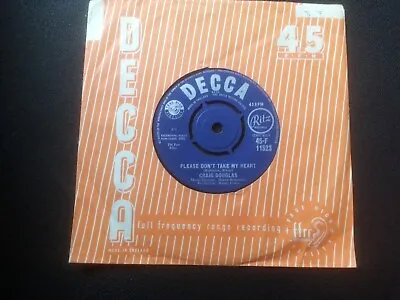 CRAIG DOUGLAS - PLEASE DON'T TAKE MY HEART * OHLONESOME ME  7  Record 1962 • £1.05