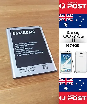 Samsung Note 2 N7100 Original Battery EB595675LU 3100mAh NFC -  Local Seller  • $12.87