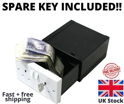 £22.99 • Buy Imitation Double Plug Socket Wall Safe Security Secret Hidden Stash Box (2 Keys)