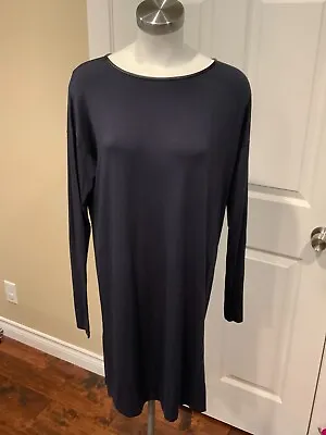Vince Navy Blue Long Sleeve  T-Shirt Dress Size Small NWT! • $101.25