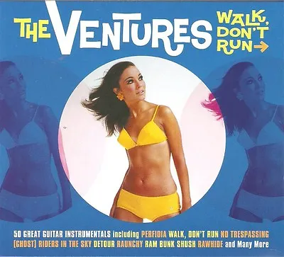 The Ventures Walk Don't Run - 2 Cd Box Set - Guitar Instrumentals • £6.49