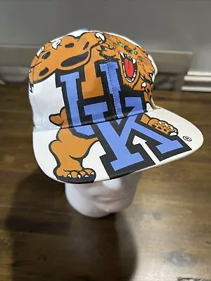 VTG Kentucky Wildcats Logo Hat Global Caps Cap 94’ Rare AOPDesign SnapBack NWT • $109.99