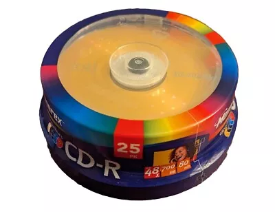 NEW Sealed Memorex Cool Colors CD-R 25 Pack 40x 700MB 80 Min • $21.99