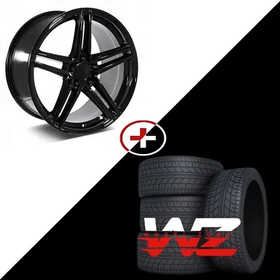 19  Black Wheels W/Tires Fits Mercedes A250 C250 C300 C350E350E550E400E55 • $1298