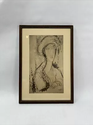 Amedeo Modigliani - Portrait Of A Woman Vintage (Framed Print) • $200