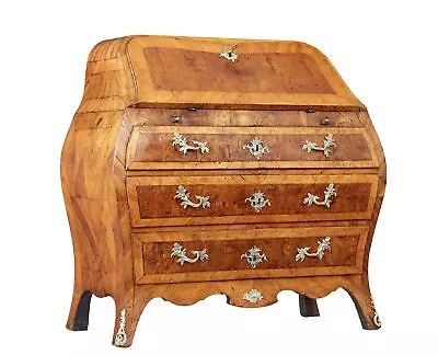 Rococo 18th Century Yew And Elm Bureau Desk • £5775