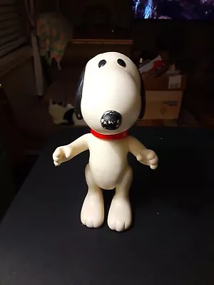 Vintage 1958 66 8.5in Rubber Posable Snoopy Peanuts Figure Doll • $25