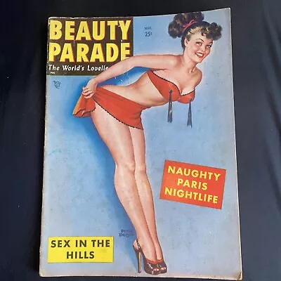 BEAUTY PARADE PINUP MAGAZINE RARE Peter Driben Cover Glamour 1949 PULP • $8.70