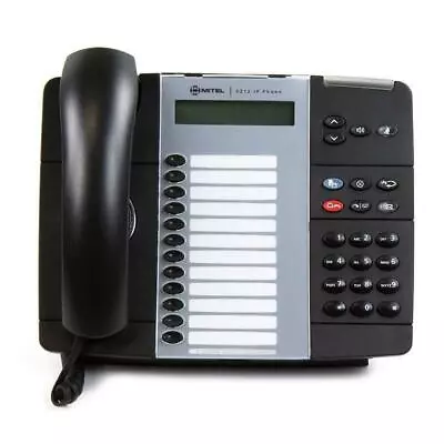 Fully Refurbished Mitel 5212 Dual-Mode IP Speaker Display Phone (Dark Grey) • $38.99