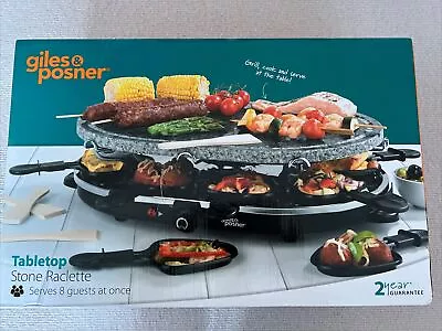 Giles And Posner Tabletop Stone Raclette Fondue NEW • £20