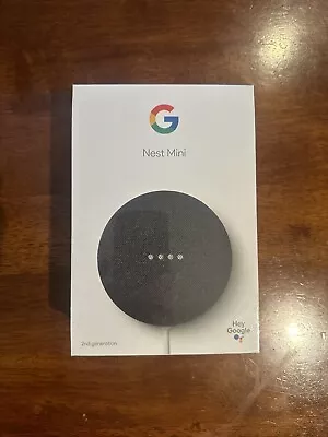 $49 • Buy Google Nest Mini (2nd Generation) Smart Speaker - Charcoal