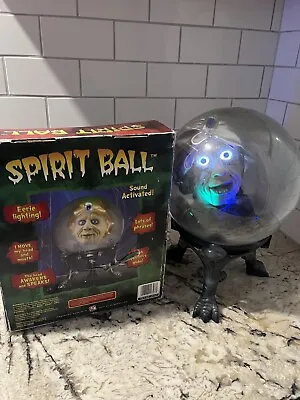 Vintage Gemmy Spirit Ball Zultan Fortune Teller Lights And Sensor Works No Sound • $75