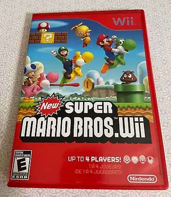 New Super Mario Bros. Wii- Nintendo- Complete • $30