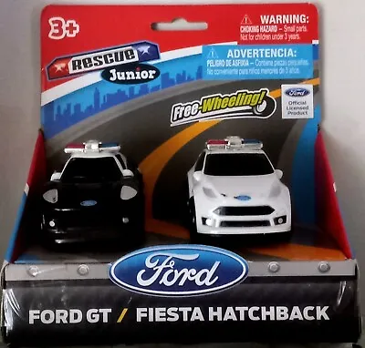 Junior Ford Mustang GT Police And Fiesta Hatchback Free Wheeling Jam' N Products • $14.98