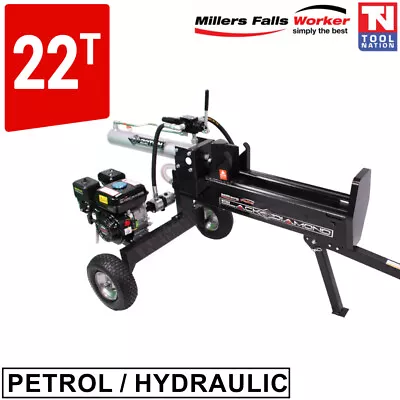 Log Splitter 22 Ton 6.5 HP Petrol - Genuine Millers Falls Black Diamond • $1275