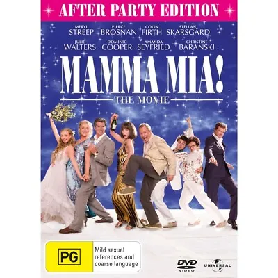 Mamma Mia! The Movie (DVD 2008) PAL Region 4 (Meryl Streep Pierce Brosnan) NEW • $8.50