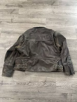 New Harley-Davidson Cowhide Leather Jacket Brown Size 2XL • $200