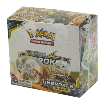 $750 • Buy 🌈 Pokemon Tcg Sun & Moon - Sm10 Unbroken Bonds Booster Box - New & Sealed 🔥 🌟