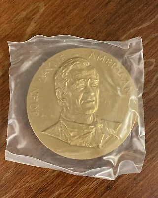 John Wayne American Cowboy Large Bronze Medal • $10