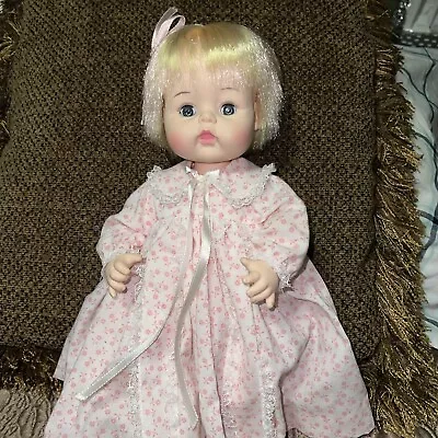 Madame Alexander Sweet Baby Doll 1965- Original Pink Sleep Gown 13” • $49.99