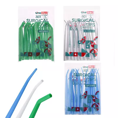 Surgical Aspirator Tips Dental Aspirating Saliva Suction Tip  200pcs(8 Bags) • $28.99