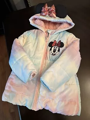 Mickey Mouse Tie Dye Little Girl Jacket Pink 4T 4 Years • $9