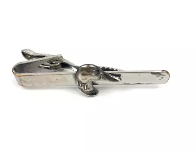 Ducks Unlimited Tie Bar Clasp Silver Plated Vintage Collectible Men's Accessory • $14.50