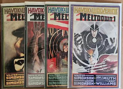 Havok & Wolverine: Meltdown #1-4 (1988) Complete Set  • $16