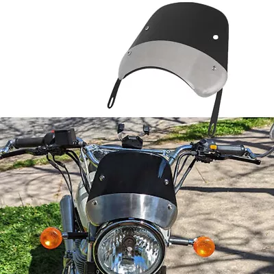 5 -7  Headlamp Motorcycle Windshield Wind Deflector For Harley Chopper Bobber • $29.01