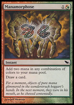 Mtg Manamorphose Foil Italian Exc - Manamorphosi - Shm - Magic • $53.13