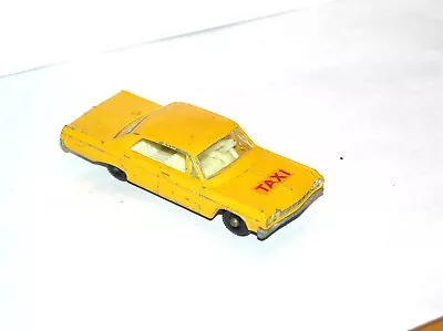 VIntage Lesney Matchbox #20 Chevrolet Impala Taxi **GREEN LIGHT SPECIAL** • $7.25