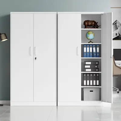 6-Tier Metal Storage Cabinet 71 H Large-Capacity Cabinet For Home Office Garage • $159.99