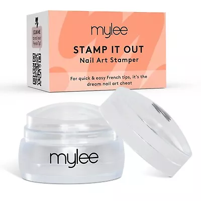 Mylee Nail Art Stamper Silicone Cushion Clear Stamping Tool For French Manicure • £7.99