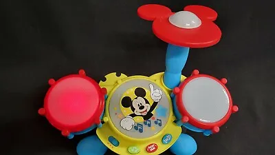 KCare Mickey Mouse Clubhouse Electronic Learning Drum Set Music Counting • $14.97