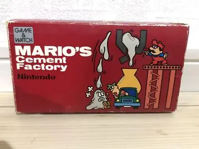 Nintendo Game & Watch Mario's Cement Factory Game ML102 1983 Box Tested Japanese • $604.23
