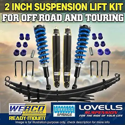 50mm Webco RAW 4x4 Complete Strut Suspension Lift Kit For Ford Ranger PX 12-18 • $1250