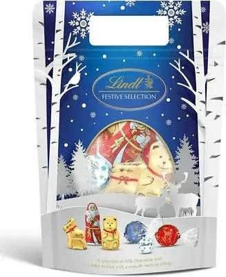 Lindt Festive Milk Chocolate Christmas Assortment  400g LOOSE NOT IN POUCH • £8