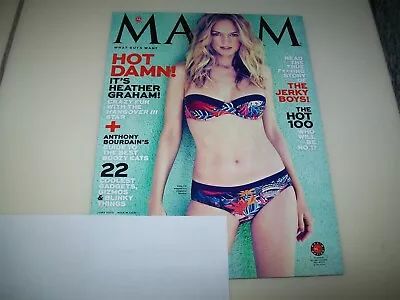 June 2013 Maxim Issue Heather Graham Cover Excellent Condition Very Rare! • $4.99