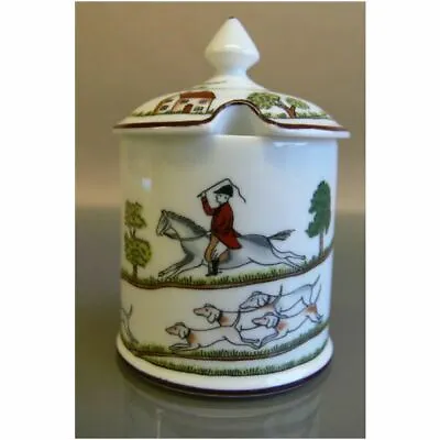 Coalport Hunting Scene Mustard Pot • £25.99