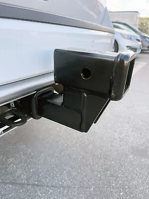 4  Drop Rise High Low Trailer Tow Hitch 2  Receiver Adapter Solid Shank 7500lbs • $49.99