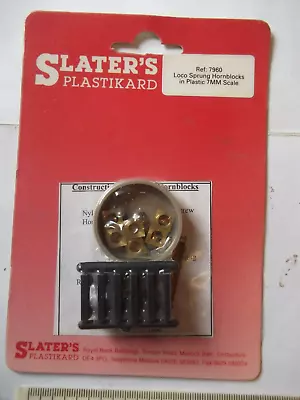 Slaters O Gauge  Loco Sprung Hornblocks In Plastic  In Sealed Packet • £2.20