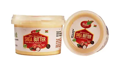 Ghana Natural  Premium Quality Shifaa Unrefined Shea Butter Grade A Raw - 500g • £9.99