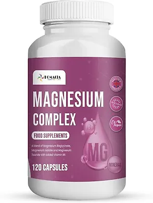 Magnesium Supplements – High Strength Magnesium Capsules • £15.99