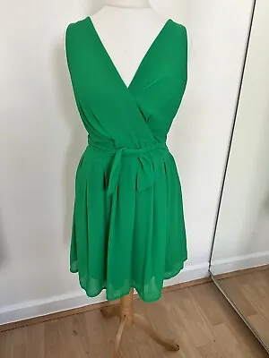 Women’s WAL G Green Short Dress Size Small Fits Size 6-8 (V) • £4.99