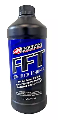 Maxima FFT Air Filter Oil 1 Quart 32 FL.OZ 947mL Dirt Bike MX ATV UTV Foam Tacky • $24.95