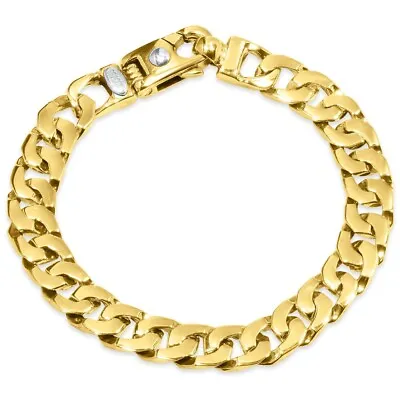 Men's Curb Link 14k Gold (42gram) Or Platinum (67gram) 7.5mm Bracelet 8.5  • $4355