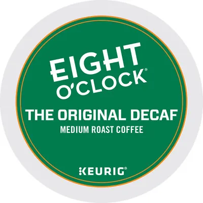 Eight O'Clock The Original Decaf Coffee Keurig K-Cup Pod Medium Roast 96ct • $49.99