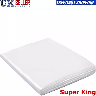 £6.95 • Buy Super King Size Bed Heavy Duty Mattress Protector Dust Cover Storage Bag