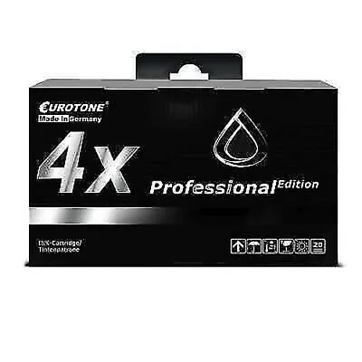 4x Eurotone Pro Cartridge Black XL For Epson Workforce Pro WF-5620-DWF • $220.88