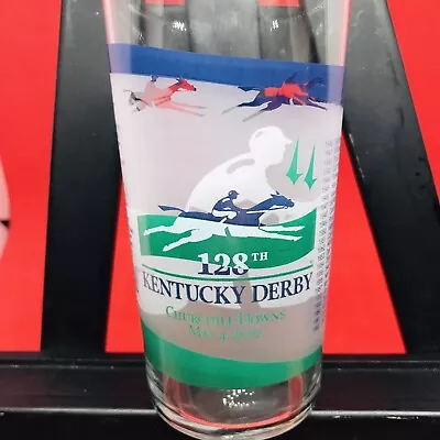 Vintage ~2002~ Kentucky Derby Frosted Mint Julep Souvenir Glass Churchill Downs  • $19.99